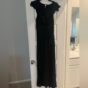 L love Black Maxi Dress Size L